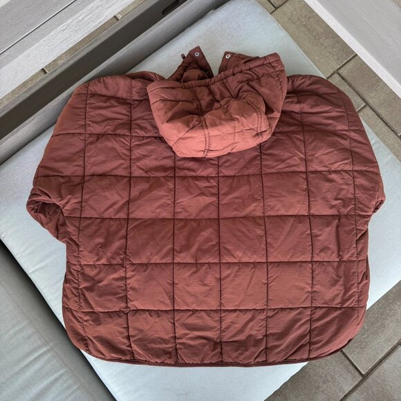 NWT Free People Movement Pippa Packable Pullover Puffer Jacket Brown Medium - Picture 6 of 12